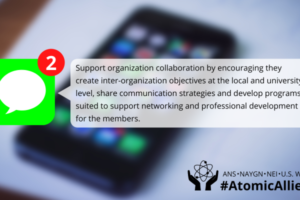 Atomic Allies Calls to Action #2 – Local and University-Level Programs