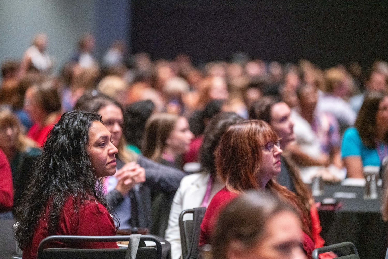 Conference attendees in the audience