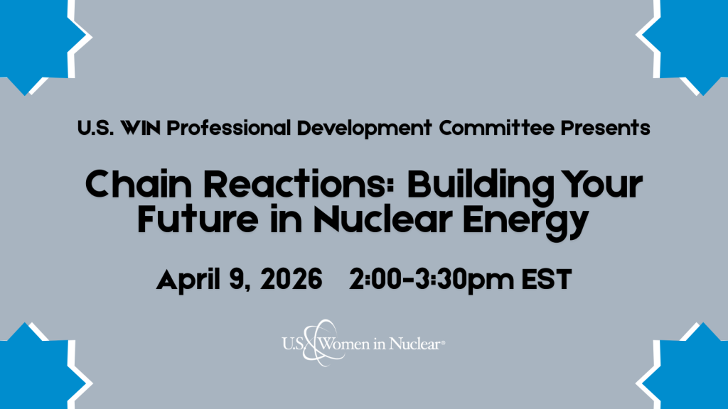 PD Webinar – Chain Reactions: Building Your Future in Nuclear Energy – April 9, 2026