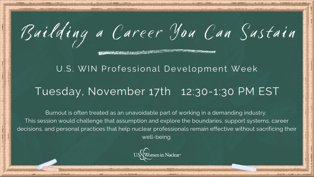 U.S. WIN 2026 PD Week – November 17-19 (Registration is now open!)